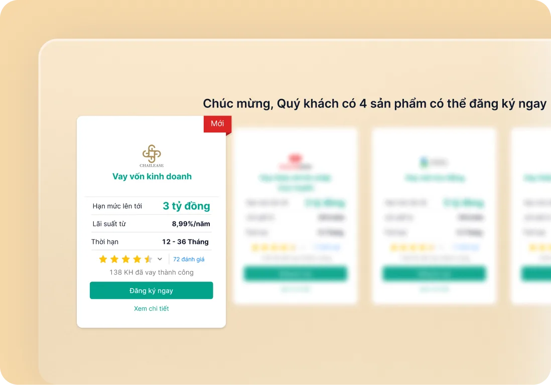 Chọn gói vay