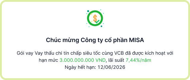Nhận giải ngân