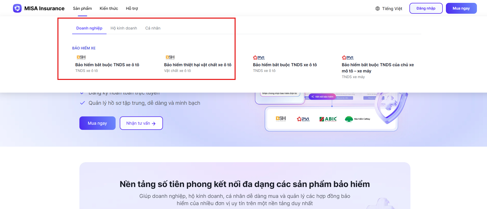 Khởi động chương trình: Mua Bảo hiểm ô tô trên MISA Insurance - Hỗ trợ thanh toán tới 50% phí thông qua đổi điểm MISA Point!