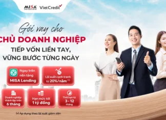 MISA hỗ trợ tài chính 1 tỷ đồng cho chủ doanh nghiệp Ra mắt gói hỗ trợ tài chính cho chủ doanh nghiệp từ VietCredit