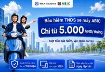 Giới thiệu gói Bảo hiểm bắt buộc TNDS cho xe máy ABIC: Mua dễ dàng ngay trên MISA Insurance Bảo hiểm TNDS xe máy ABIC