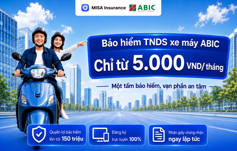 Bảo hiểm TNDS xe máy ABIC