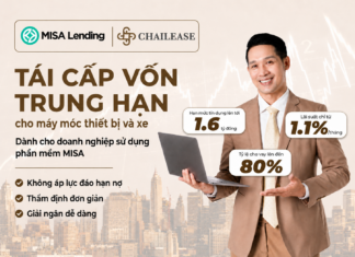 Ra mắt giải pháp tái cấp vốn trung hạn từ Chailease trên MISA Lending: Bổ sung dòng tiền từ tài sản máy móc, thiết bị của doanh nghiệp Giải pháp tái cấp vốn trung hạn từ Chailease