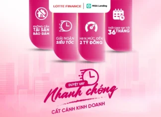 Duyệt vay nhanh chóng cho danh nghiệp cùng Lotte Finance